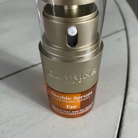 Clarins Double Serum Eye - Gold and Orange - Picture 1 of 4